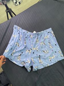 Cute Dalmatian Print Pajama Shorts