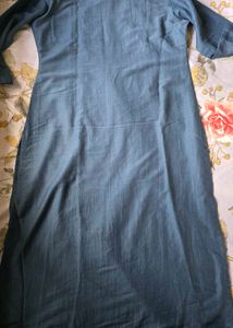 Blue Embroidered Kurta