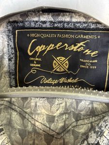 Men's Graphic Print Button-Up Shirt