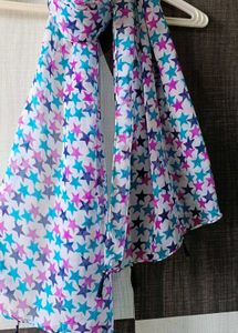 Elegant Star Printed Scarf for women