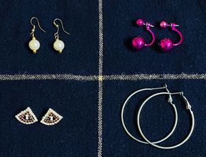4 Earrings Combo