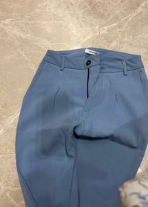 formal Blue Office wear Trousers