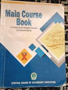 Main Course Book for Class 10 English
