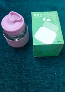 Cute Purple 🟣 Glass Water Bottle