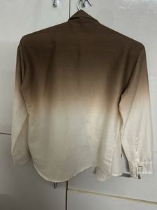Dip-Dye Button-Up Shirt