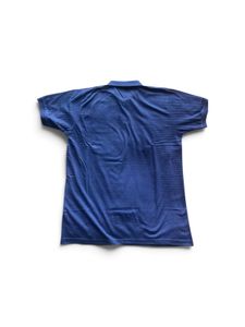 Funny Cat Graphic- Men’s Royal Blue Polo T-Shirt
