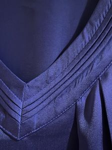 Royal Blue V-Neck Top