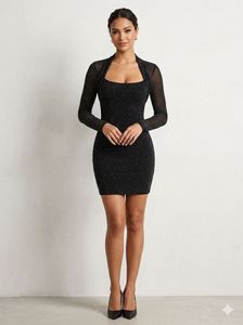Sparkly Black Dress