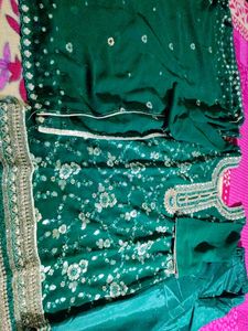 Green Sharara💚set