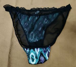 Stylish Printed Briefs with Mesh Sides