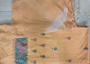 Embroidered dress material