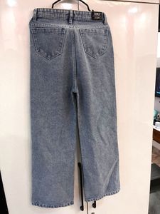 High-Waisted Wide Leg Jeans