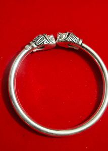 Unique Silver Animal Head Bracelet for men