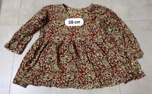 🍂Boho Maroon Paisley Print Peplum Top🍂