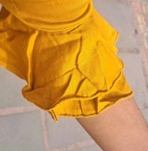 Elegant Mustard Yellow Kurta Set