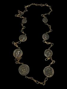 Vintage 1960s Antiqued Brass Greco-Roman 50 CM