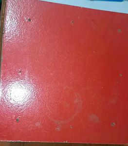 Wooden puja chauki Red color