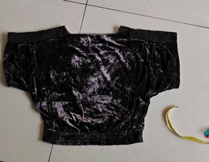 imported velvet top