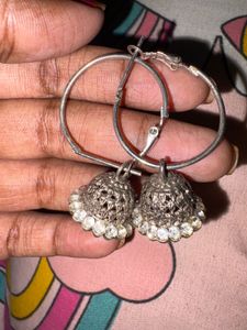Elegant Jhumka Hoop Earrings