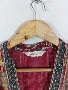 Maroon Printe Kurta (Women)