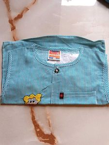 Cute Striped Sleeveless Top with Bear and Boss Pri