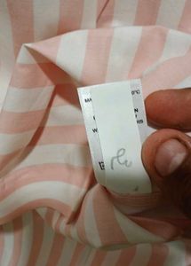 Pink &amp; White Striped Shirt (code by lifestyle)