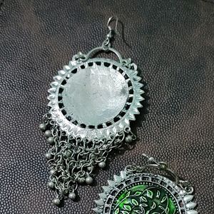 Beautiful Bahubali Minakari jhumka