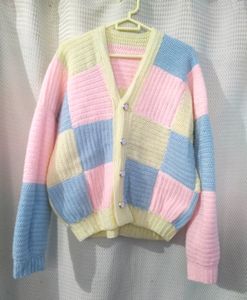 💟Priced Dropped Oversized sweater CrochetHandmade