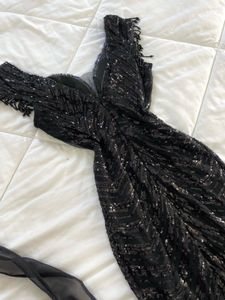 Stunning Black Sequin Gown