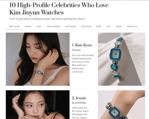 Jennie inspired Retro luxury Elegant Wrist Watch