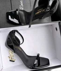 Saint Laurent Black Patent Heels, Fixed price