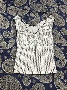 Westside cute 2000s heart printed top