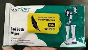 Bed Bath Wipes- 50 Pcs