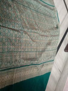 Peacock Colour Saree