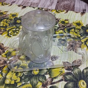 combo of 2 tray and water jug