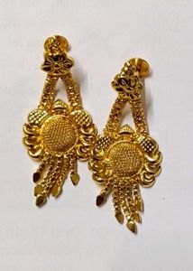 3 combo Exquisite Gold Peacock Jhumka Earrings