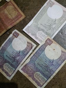 Combo Of Old Notes And Coins