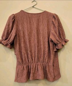 Ruffled Detail Top and Bottom ❤️