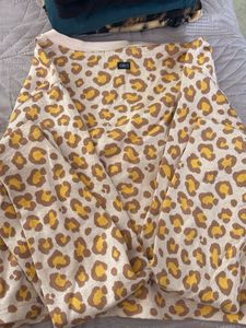 Cute Leopard Print Cardigan
