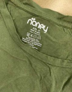 Olive Green "Inspire" Graphic T-Shirt top