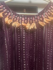 Combo Of Mirror Neckwork Kaftan