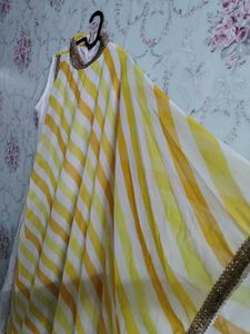 Indo western Haldi dress