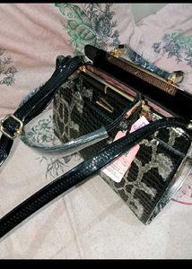 Black And White Handbag