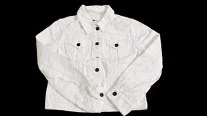 Classic White Denim Jacket