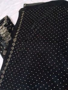 Unstitched Velvet Dress Material
