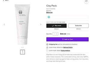 Nu Skin Clay Pack Deep Cleansing Masque🧖‍♀️