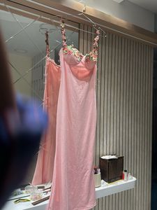 Pink maxi dress
