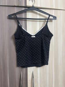Lace trimmed Top