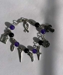 Goth Charm Bracelet