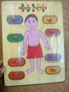 Wooden Body Parts Puzzle Toy